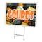 Signmission Gourds Yard Sign & Stake outdoor plastic coroplast window, C-1216-DS-Gourds C-1216-DS-Gourds - alternate 1